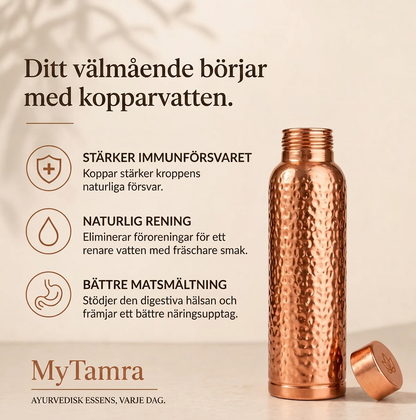 Okaarys - Säg Nej Till Plast – Kopparflaska för ett Hälsosammare Liv