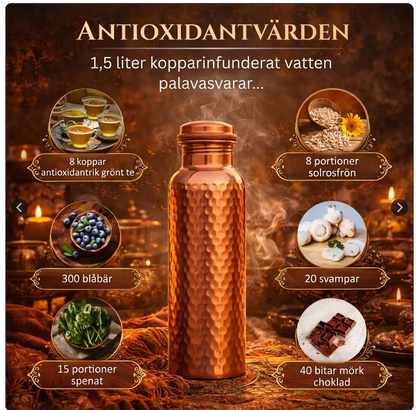 Okaarys - Säg Nej Till Plast – Kopparflaska för ett Hälsosammare Liv